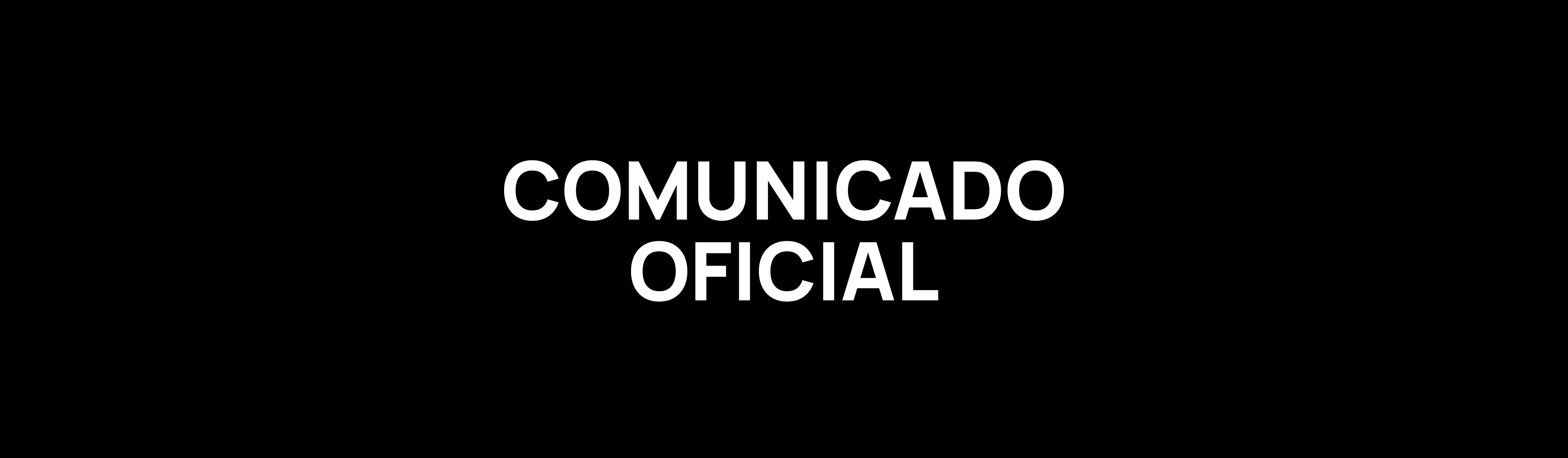 COMUNICADO OFICIAL - Inicio